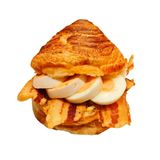 Roll Huevo con Bacon Crujiente