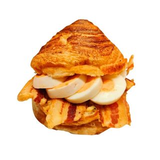 Roll Huevo con Bacon Crujiente