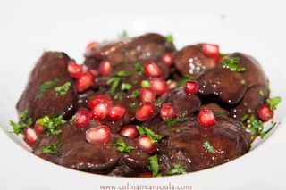 Foie De Poulet À La Grenadine