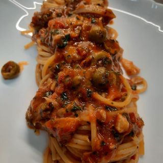 Spaghettone allo stoccafisso