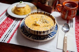 Supă de salată cu bulz