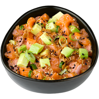 Chirashi tartar de salmón