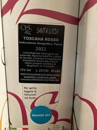 Santa Lucía Igt Toscano Rosso