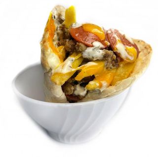 Pita Peperoni Al Cheddar