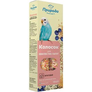 Колосок для хвилястих  папуг Фруктовий 140г