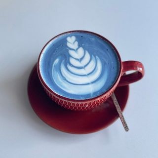  Matcha Blue на альтернативном молоке