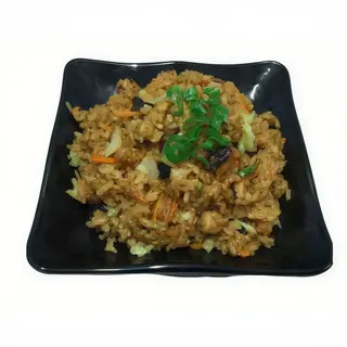 Yakimeshi con setas
