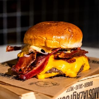 American smash burger
