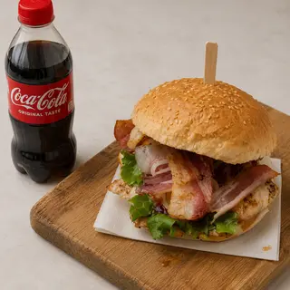 Piletina na žaru + Coca-Cola 0.5l