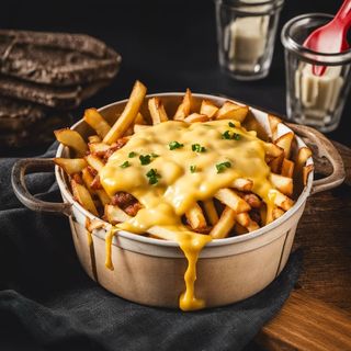 კარტოფილი ფრი მდნარი ყველით 200 გრ