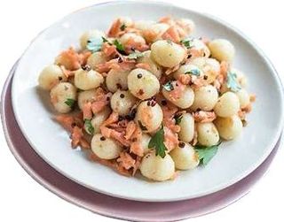 Gnocchi con salmone