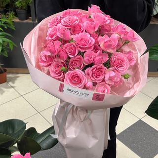 11 Crengurte de trandafiri roz aprins