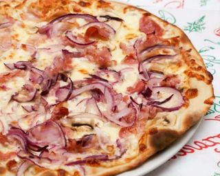 Pancetta e cipolla caramellata