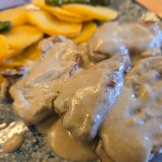 Solomillo de cerdo al roquefort