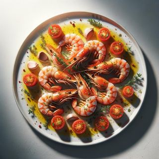 Krewetki po prowansalsku