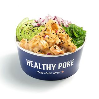 Healthy Flamed Salmon Bowl