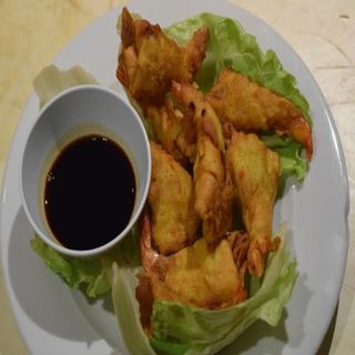 Gambas Con Champiñones