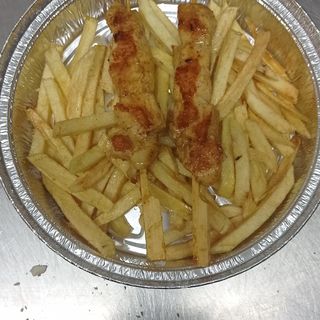 Pinchito De Pollo con patatas