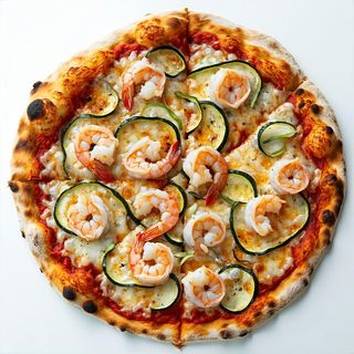 Gamberetti e zucchine - normale 36 cm