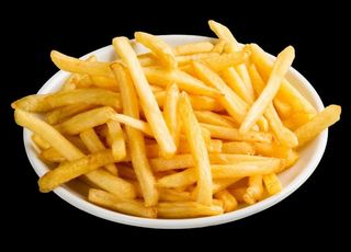 Porción de papas fritas