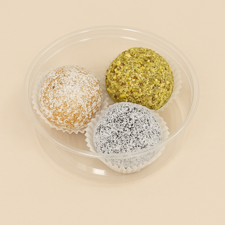 3 პროტეინ ენერჯი ბურთი