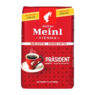 89 - Präsident Ground Coffee /  დაფქული ყავა პრეზიდენტი  0.5კგ/kg 