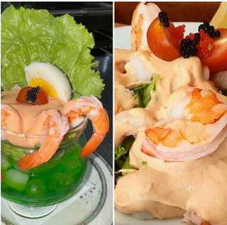 7. Cocktail camarão (8 pcs)