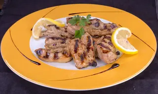 Свински мариновани гърди на скара (400г)