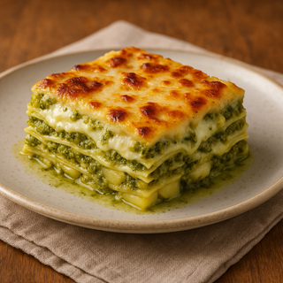 Lasaña Pesto