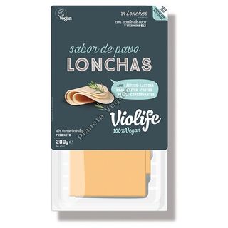 Lonchas Veganas Sabor Pavo Violife 200Gr