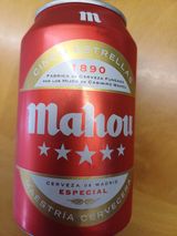 Cerveza mahou 5 estrellas