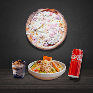 Vitalité : Pizza Moyenne + Salade Italienne + Soda