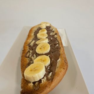 Tostada de Nocilla con plátano 