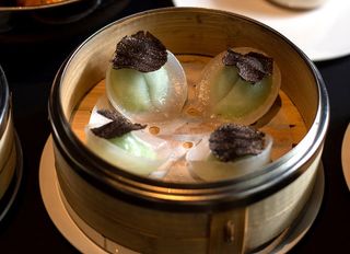 Ravioli edamame e tartufo - 4 pezzi