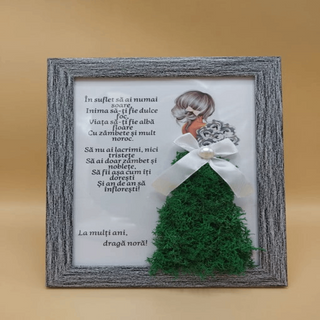 Tablou cu licheni pentru Nora - 15x20