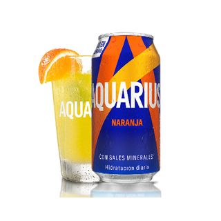 Aquarius Naranja lata 330ml.