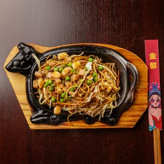 Spaghetti alla piastra