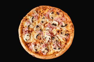 Pizza Prosciutto Funghi medie - 450gr.