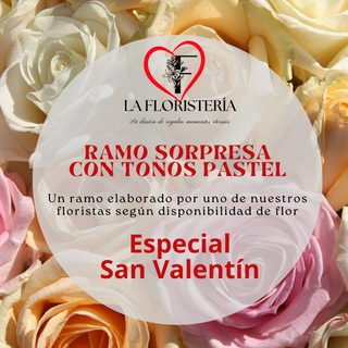 Ramo sorpresa con tonos pastel