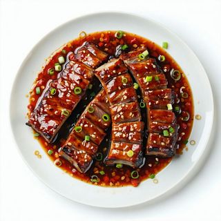 Puntine di maiale in salsa agrodolce