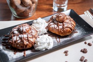 Papanași cu ciocolată