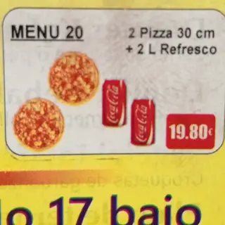 Menú 20