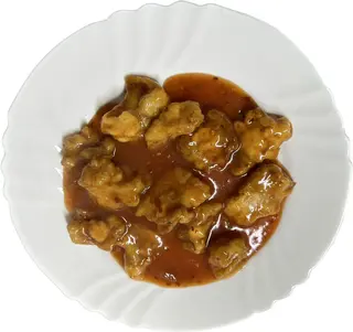P7.Peste cu sos dulce picant