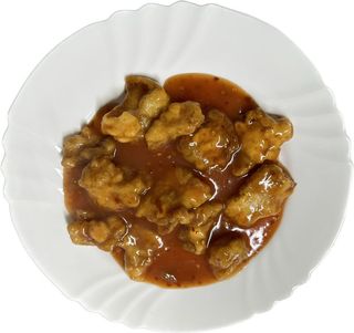 P7.Peste cu sos dulce picant