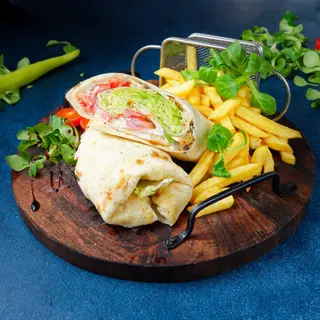 Vegan tortilja i pomfrit