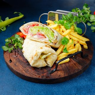 Vegan tortilja i pomfrit