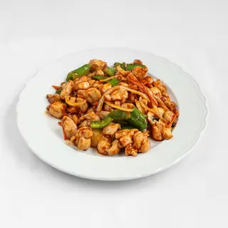 Pollo con verduras