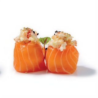 173 Gunkan sake kani   2 pezzi