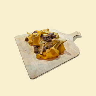 Cheddar e polpette fritte di carne 