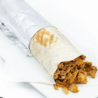 Pita Kebab Durum Solo Carne De Pollo